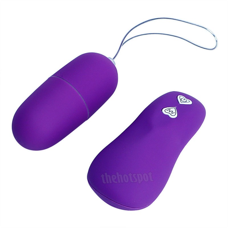 Adora Vibrating Egg with Wireless Remote Control - Purple